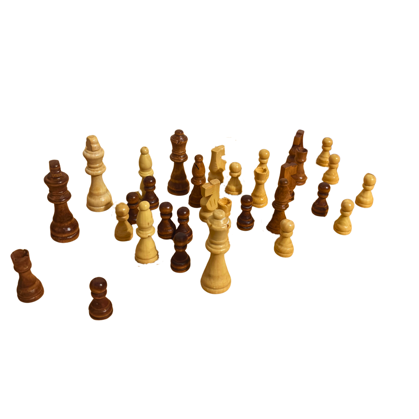 Set di Pezzi di Scacchi in Legno Fatto a Mano – Artigianato Senza Tempo