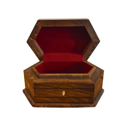 Caja de Haya Tallada a Mano con Nácar y Terciopelo – Diseño Oriental Atemporal