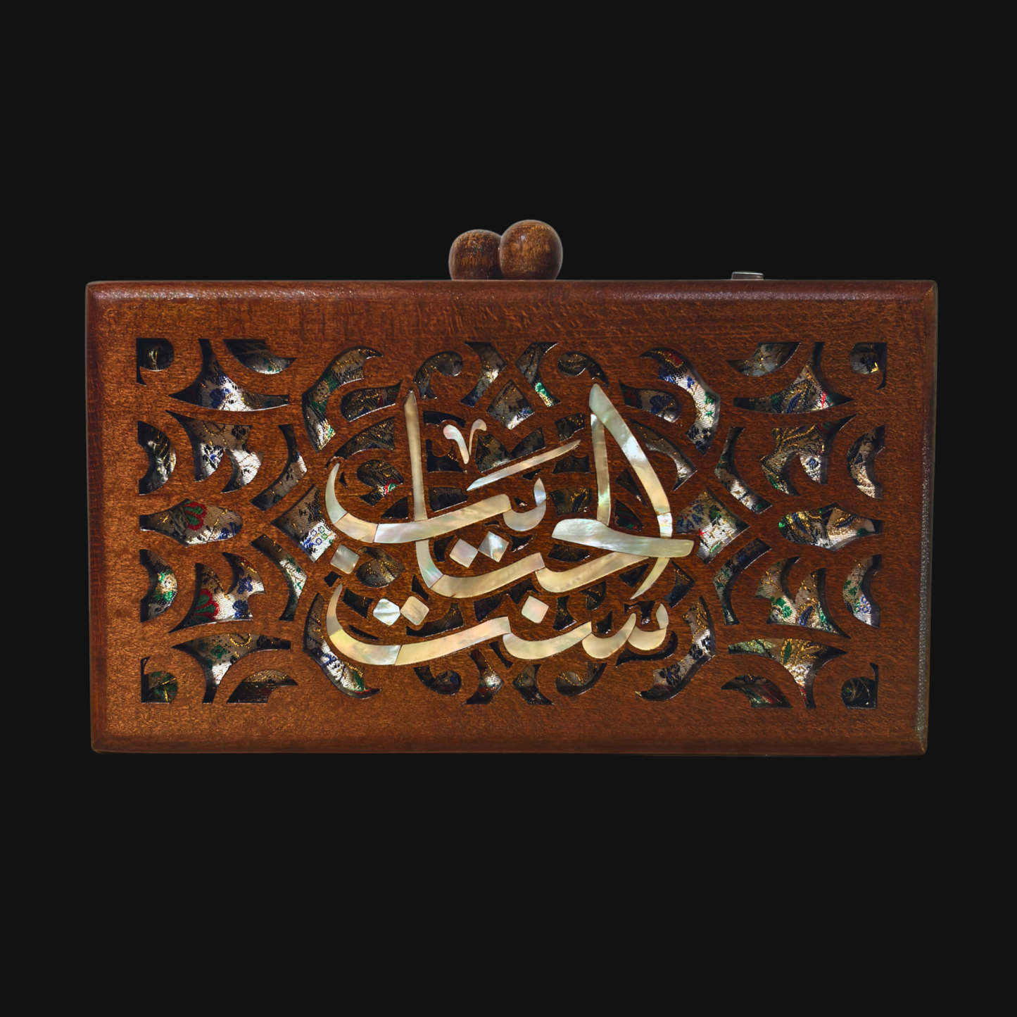 Mother – Luksusowa Damascenska Kopertówka z Masą Perłową