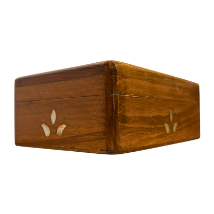 Handcrafted Damascene Luxury Box – Mother of Pearl & Velvet Elegance