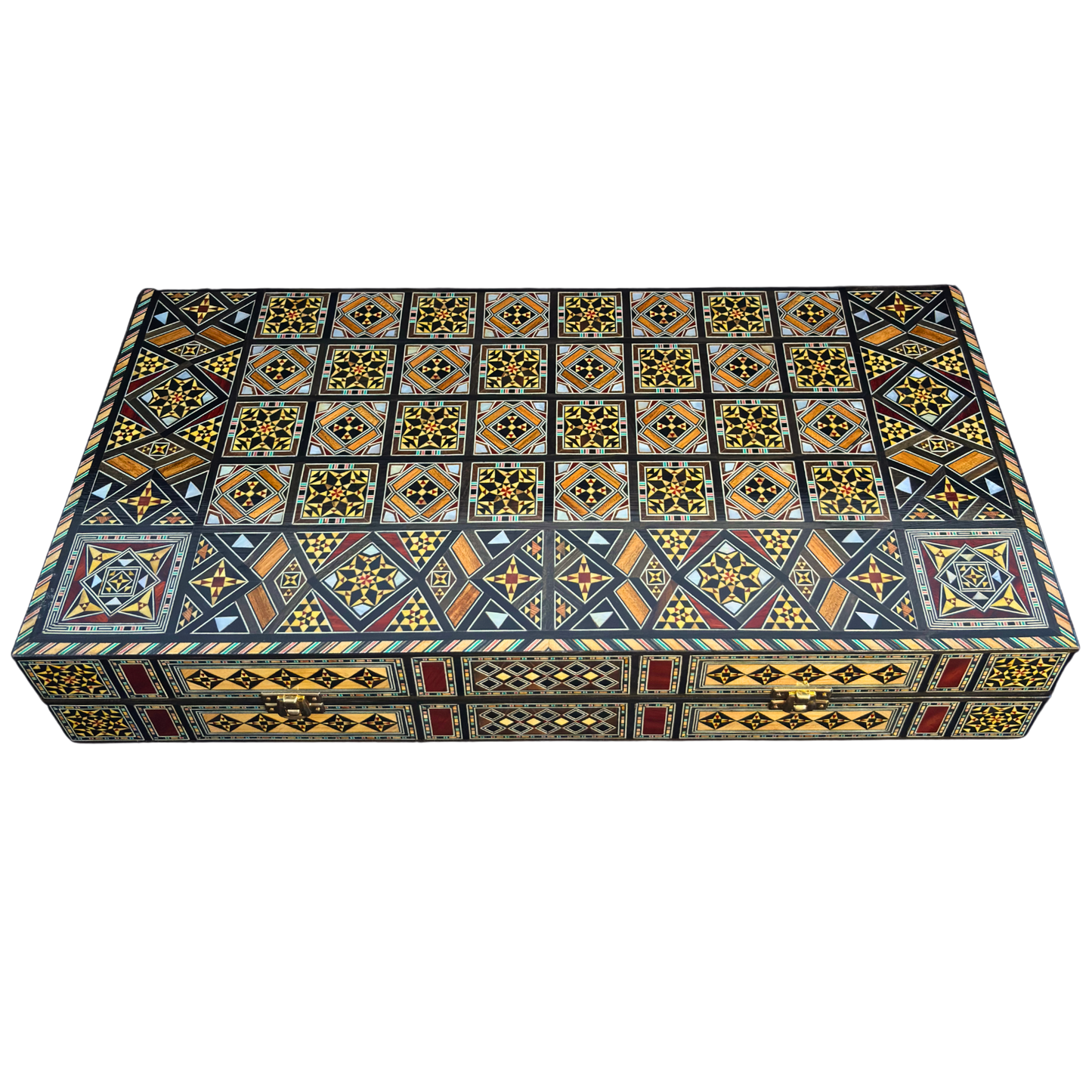 Juego de Ajedrez y Backgammon de Lujo – Arte Damasceno y Nácar