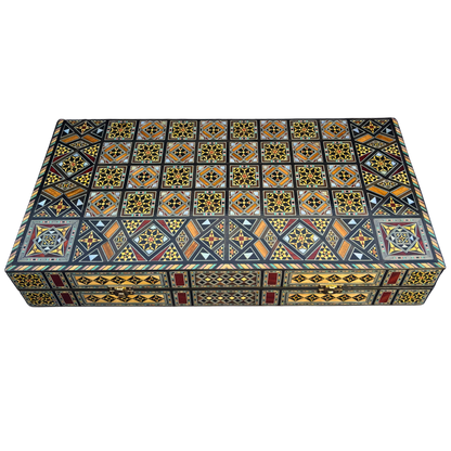 Juego de Ajedrez y Backgammon de Lujo – Arte Damasceno y Nácar