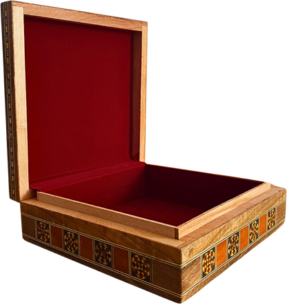 Damasceense Mozaïekdoos – Handgemaakt voor Sieraden & Herinneringen